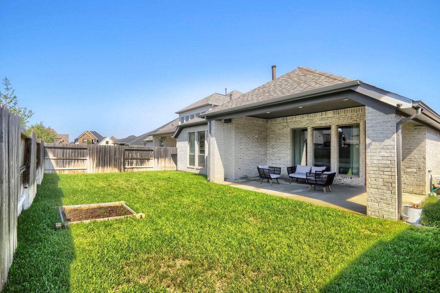 Backyard at 20431 Yearling Pasture Ln, Tomball